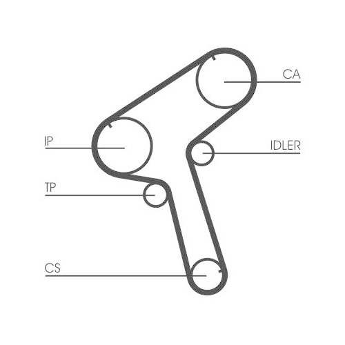 CONTINENTAL CTAM Zahnriemen