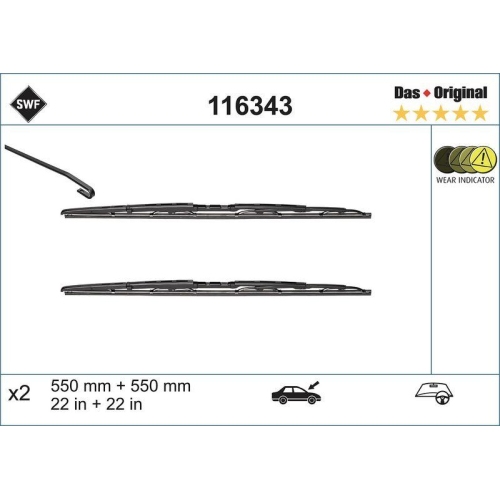 SWF Wischblatt DAS ORIGINAL SET