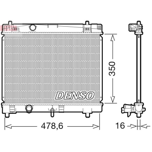 DENSO Kühler, Motorkühlung