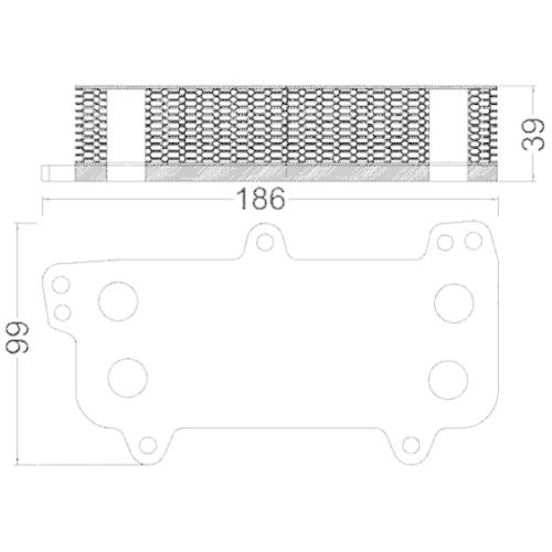 MAHLE Ölkühler, Motoröl BEHR