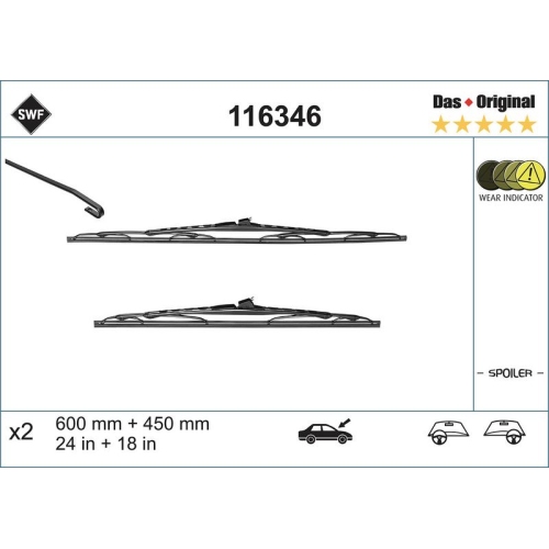 SWF Wischblatt DAS ORIGINAL SET