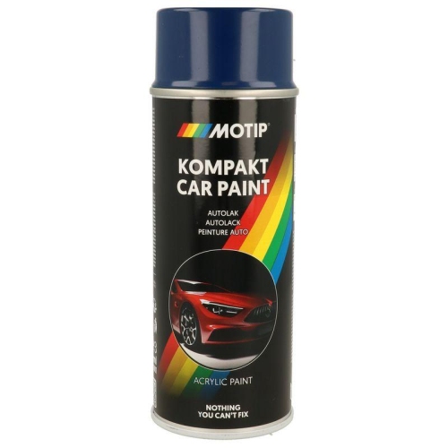 MOTIP Fahrzeug-Kombinationslack KOMPAKT AUTOLACK blau hochgl&auml;nzend 400 ml