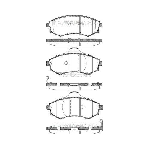 TRISCAN Bremsbelagsatz, Scheibenbremse