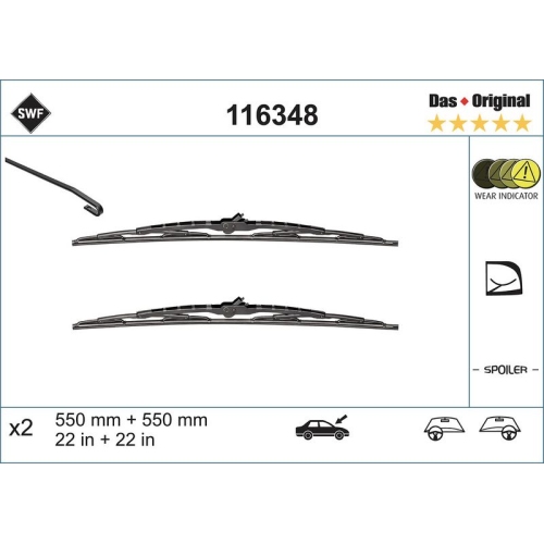 SWF Wischblatt DAS ORIGINAL SET