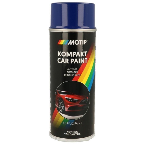 MOTIP Fahrzeug-Kombinationslack KOMPAKT AUTOLACK blau hochgl&auml;nzend 400 ml