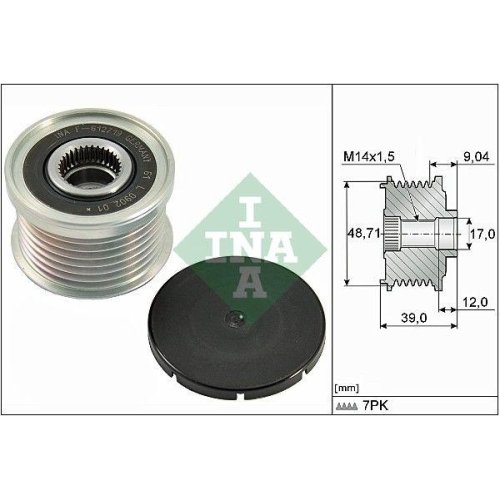 Schaeffler INA Generatorfreilauf