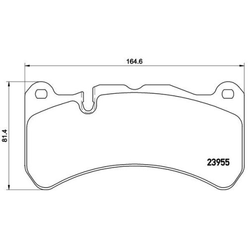 BREMBO Bremsbelagsatz, Scheibenbremse PRIME LINE