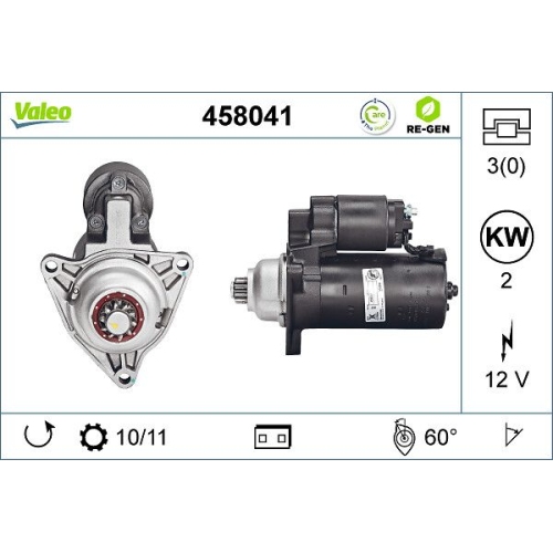 VALEO Starter VALEO RE-GEN AT