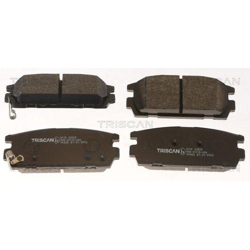 TRISCAN Bremsbelagsatz, Scheibenbremse