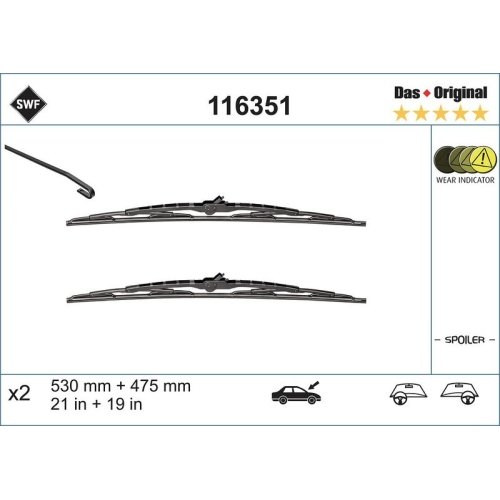 SWF Wischblatt DAS ORIGINAL SET