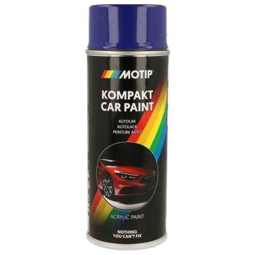 MOTIP Fahrzeug-Kombinationslack KOMPAKT AUTOLACK blau hochgl&auml;nzend 400 ml