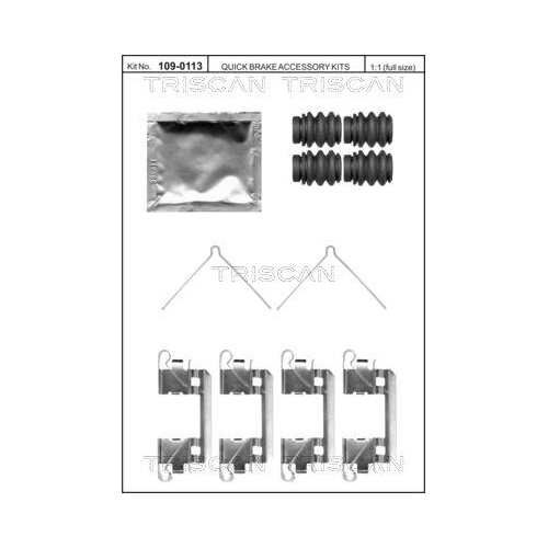 TRISCAN Zubeh&ouml;rsatz, Scheibenbremsbelag