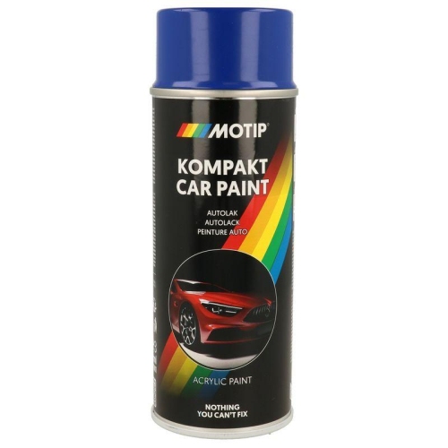 MOTIP Fahrzeug-Kombinationslack KOMPAKT AUTOLACK blau hochgl&auml;nzend 400 ml