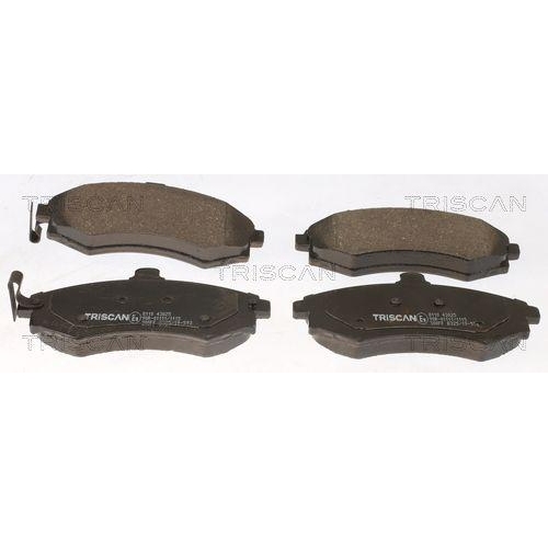 TRISCAN Bremsbelagsatz, Scheibenbremse