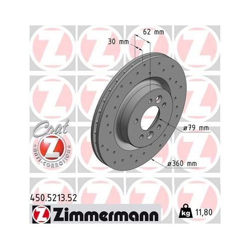 ZIMMERMANN Bremsscheibe SPORT Z