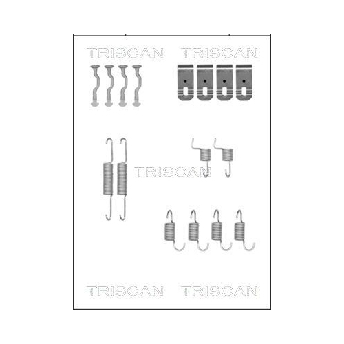 TRISCAN Zubehörsatz, Feststellbremsbacken