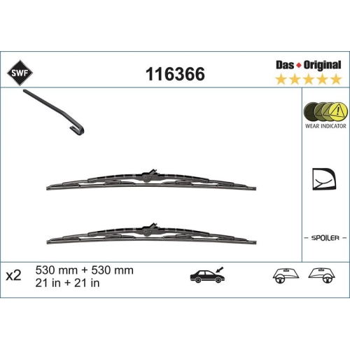 SWF Wischblatt DAS ORIGINAL SET