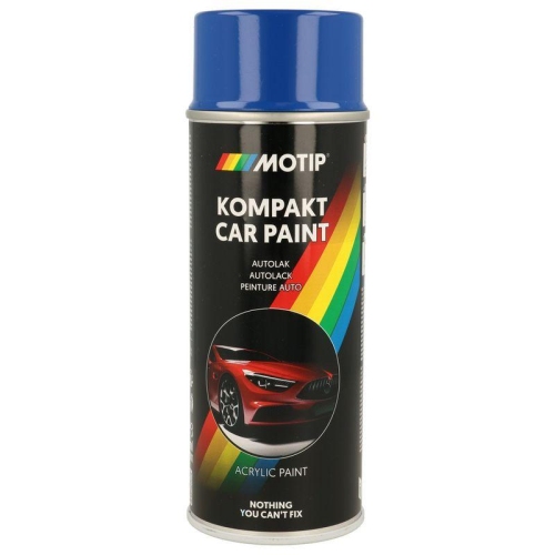 MOTIP Fahrzeug-Kombinationslack KOMPAKT AUTOLACK blau hochgl&auml;nzend 400 ml