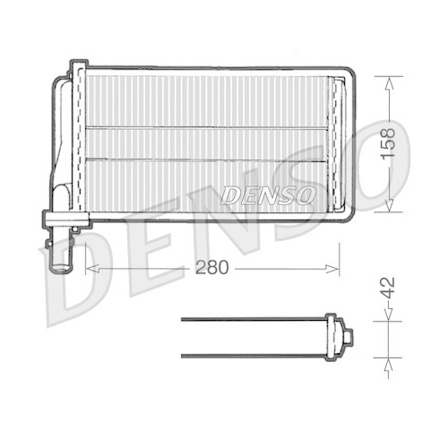 DENSO Wärmetauscher, Innenraumheizung
