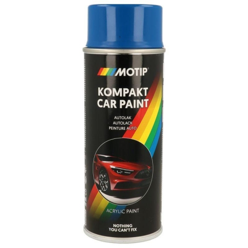 MOTIP Fahrzeug-Kombinationslack KOMPAKT AUTOLACK blau hochgl&auml;nzend 400 ml
