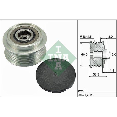 Schaeffler INA Generatorfreilauf