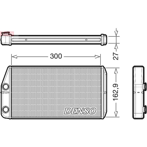 DENSO Wärmetauscher, Innenraumheizung