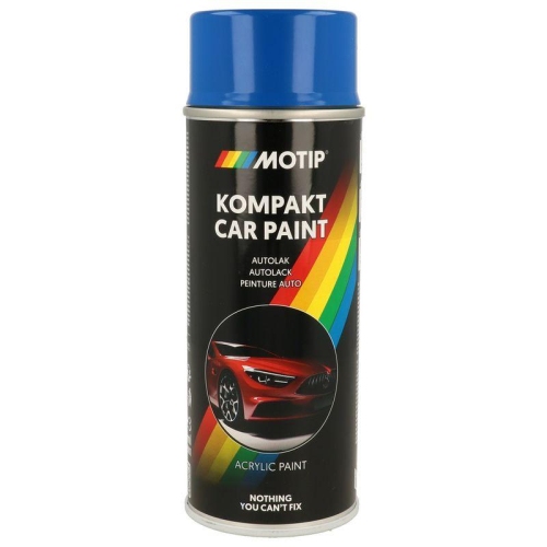 MOTIP Fahrzeug-Kombinationslack KOMPAKT AUTOLACK blau hochgl&auml;nzend 400 ml