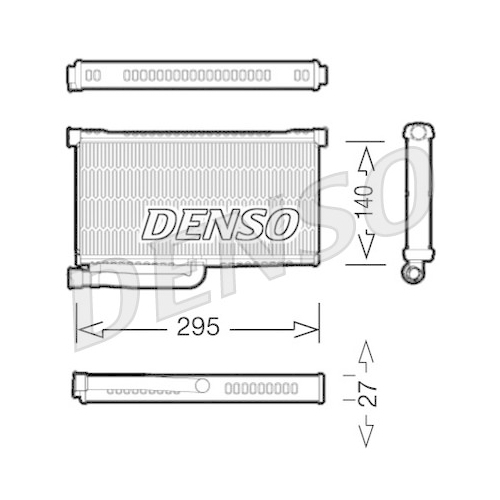 DENSO Wärmetauscher, Innenraumheizung