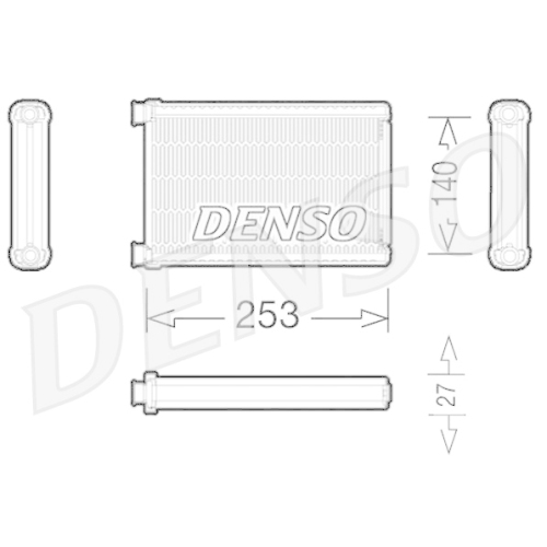 DENSO Wärmetauscher, Innenraumheizung