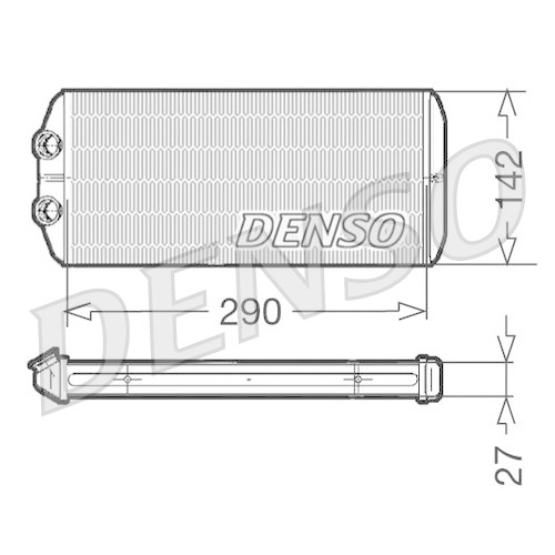 DENSO Wärmetauscher, Innenraumheizung