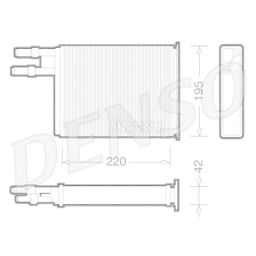 DENSO Wärmetauscher, Innenraumheizung