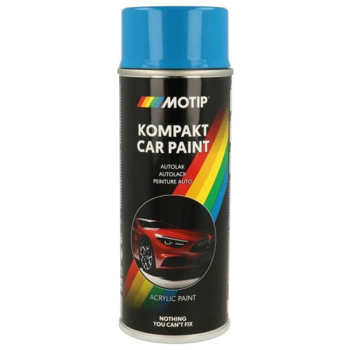 MOTIP Fahrzeug-Kombinationslack KOMPAKT AUTOLACK blau hochgl&auml;nzend 400 ml