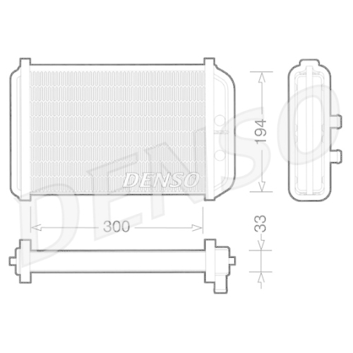 DENSO Wärmetauscher, Innenraumheizung