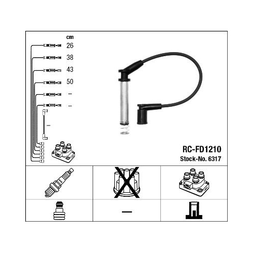 NGK Zündleitungssatz