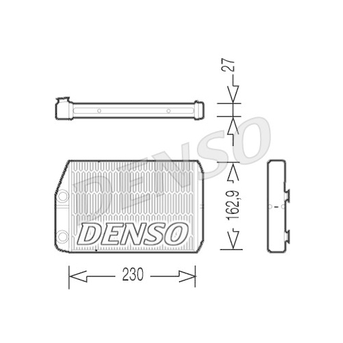 DENSO Wärmetauscher, Innenraumheizung