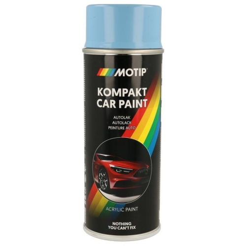 MOTIP Fahrzeug-Kombinationslack KOMPAKT AUTOLACK blau hochgl&auml;nzend 400 ml