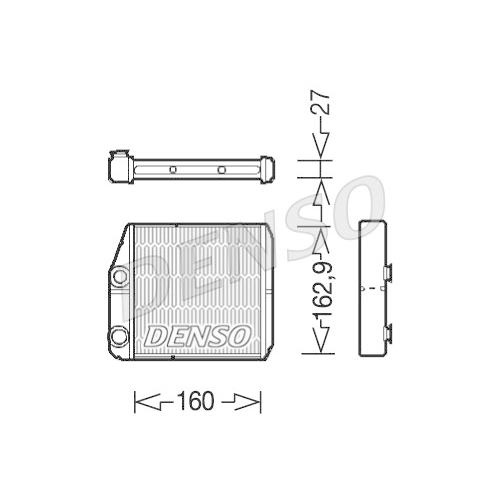 DENSO Wärmetauscher, Innenraumheizung