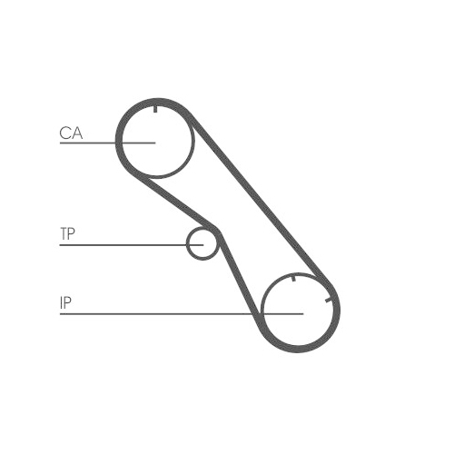 CONTINENTAL CTAM Zahnriemen