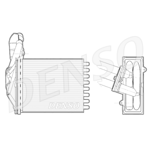 DENSO Wärmetauscher, Innenraumheizung