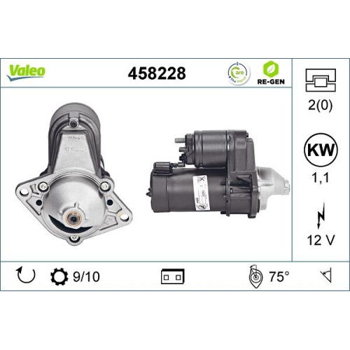 VALEO Starter VALEO RE-GEN AT