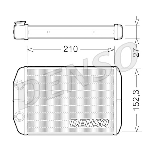 DENSO Wärmetauscher, Innenraumheizung