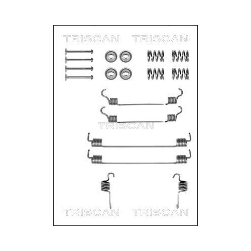 TRISCAN Zubehörsatz, Bremsbacken