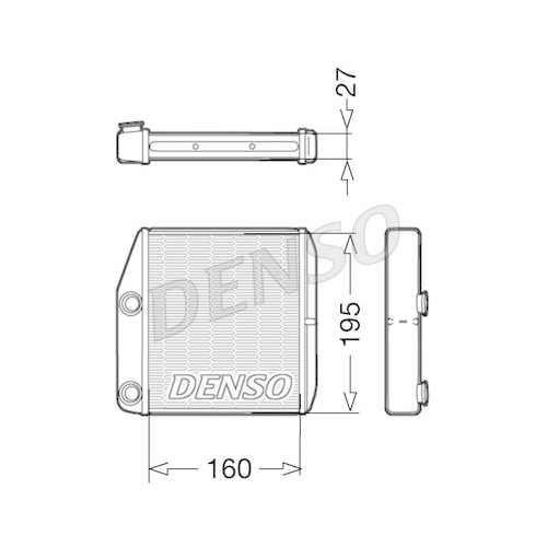 DENSO Wärmetauscher, Innenraumheizung