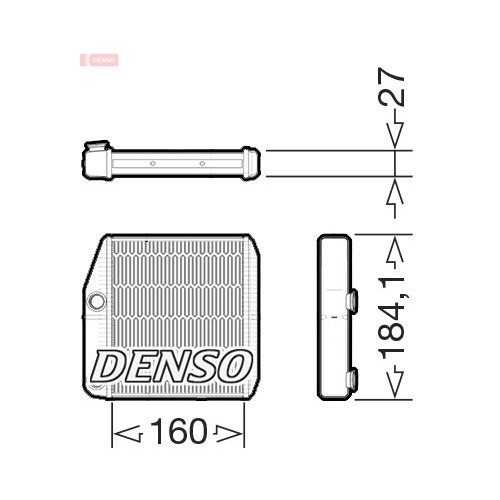 DENSO Wärmetauscher, Innenraumheizung