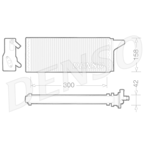 DENSO Wärmetauscher, Innenraumheizung