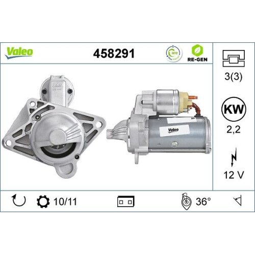 VALEO Starter VALEO RE-GEN AT