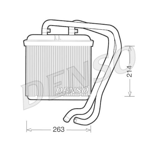 DENSO Wärmetauscher, Innenraumheizung