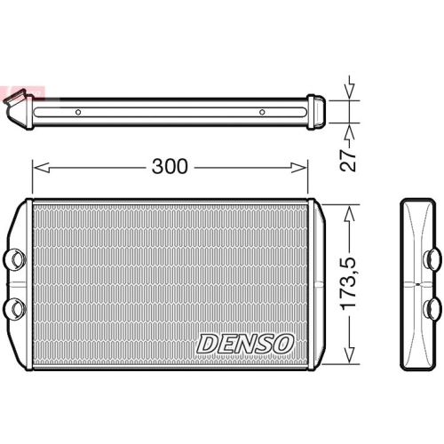 DENSO Wärmetauscher, Innenraumheizung