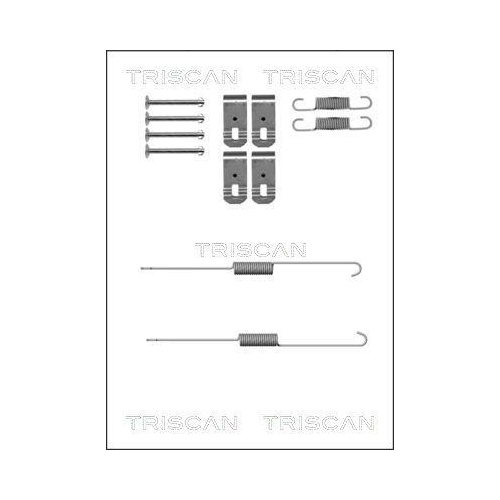 TRISCAN Zubehörsatz, Bremsbacken
