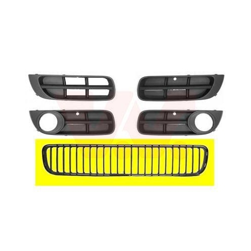 VAN WEZEL Lüftungsgitter, Stoßfänger ** Equipart **